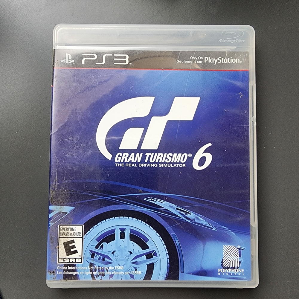Gran Turismo 6 for PS3 - Blue Cover